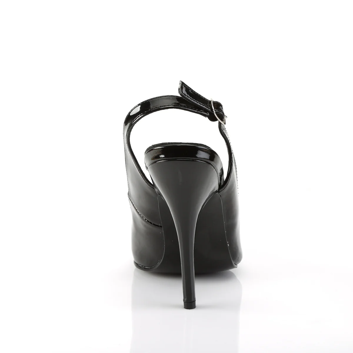 SEDUCE-317 Pleasers Shoe 5" Heel Black Patent Fetish Footwear - Image 4