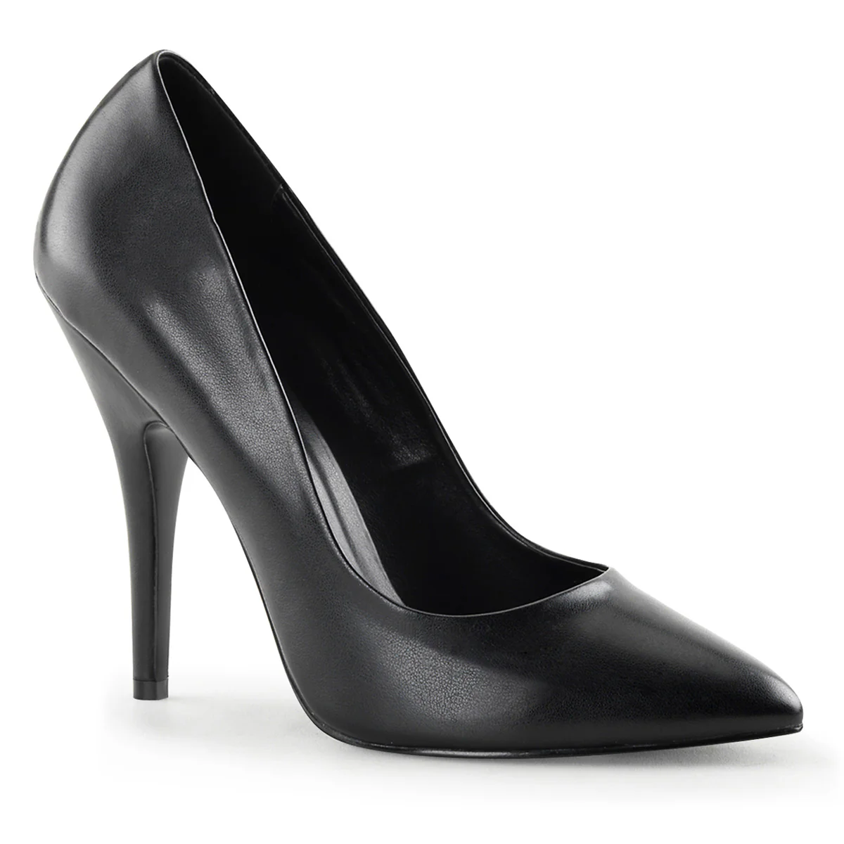 Black 5 Inch Alluring Fetish Heels - Pleaser SEDUCE-420 - Image 6