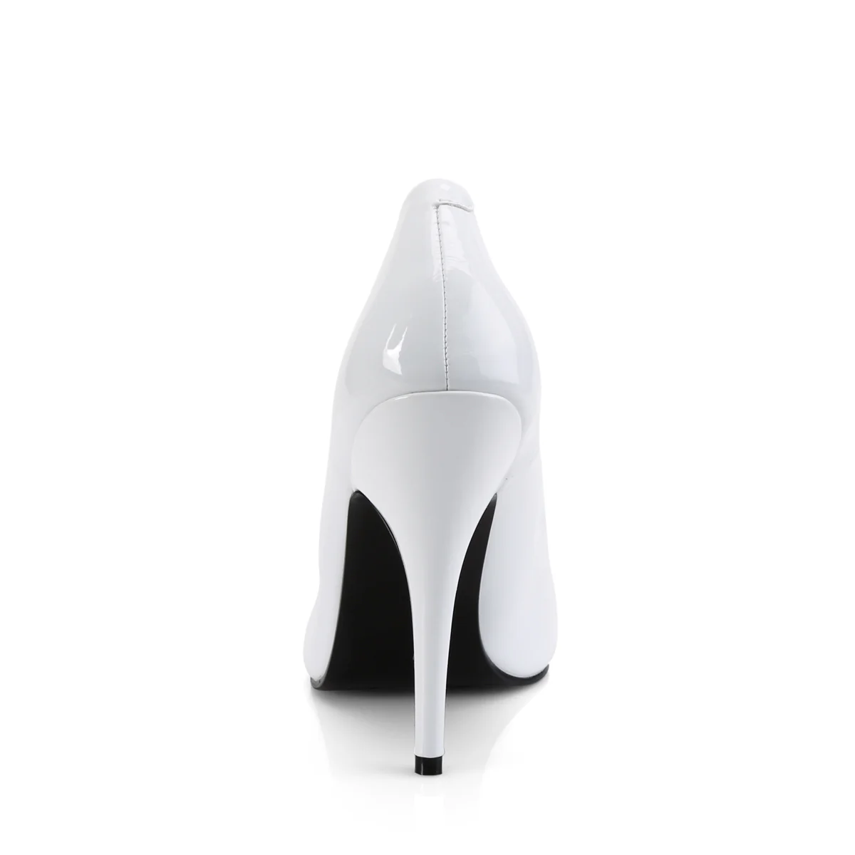 White 5 Inch High Fashion Sexy Shoes - Pleaser SEDUCE-420 - Image 4