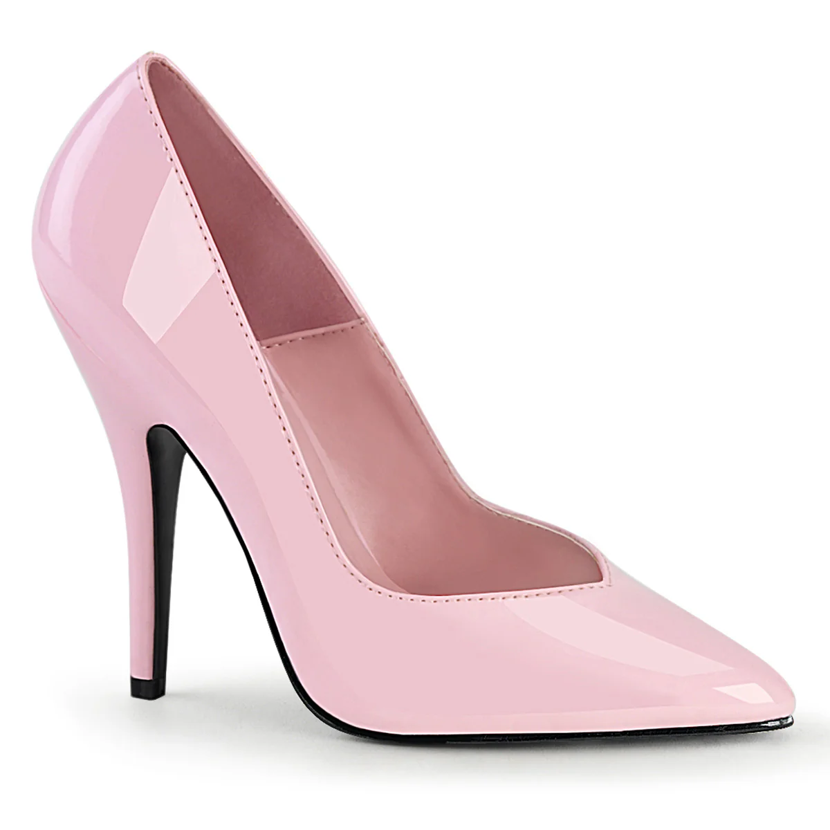 Baby Pink 5 Inch Fetish Heels - Pleaser SEDUCE-420V