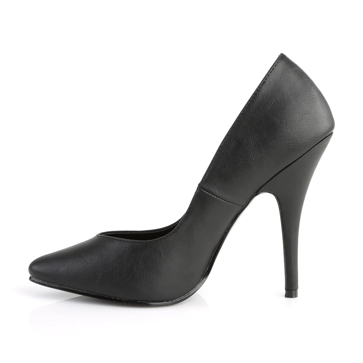 Black 5 Inch Fetish Heels - Pleaser SEDUCE-420V - Image 3
