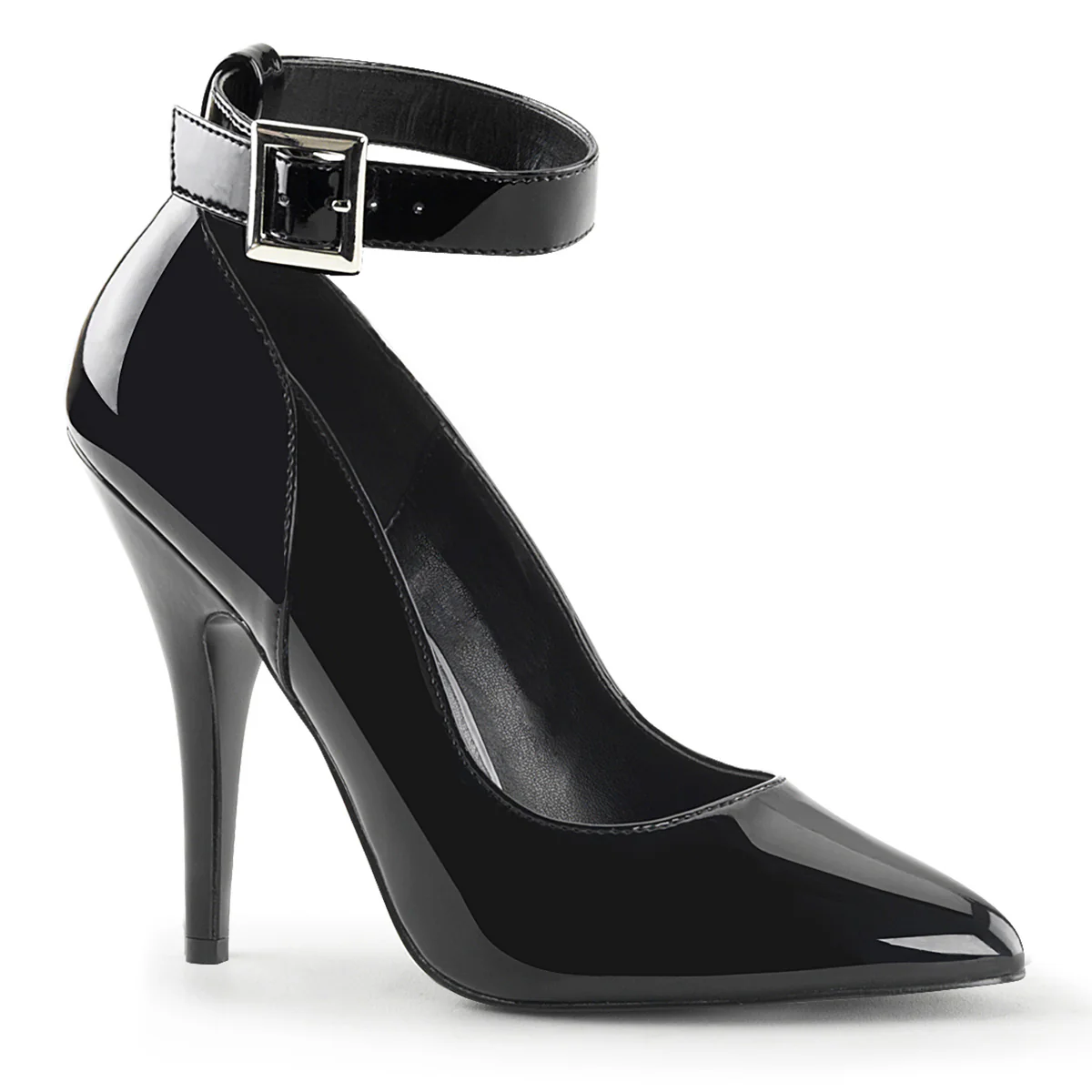 Black 5 Inch Tempting Bedroom Heels - Pleaser SEDUCE-431 - Image 6