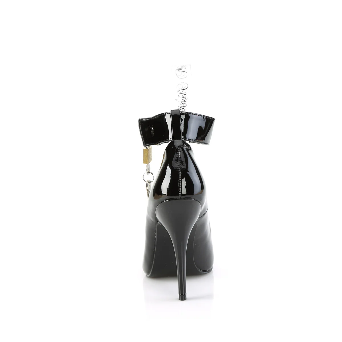 Black 5 Inch Bedroom Style Single Sole Shoes - Pleaser SEDUCE-432 - Image 4