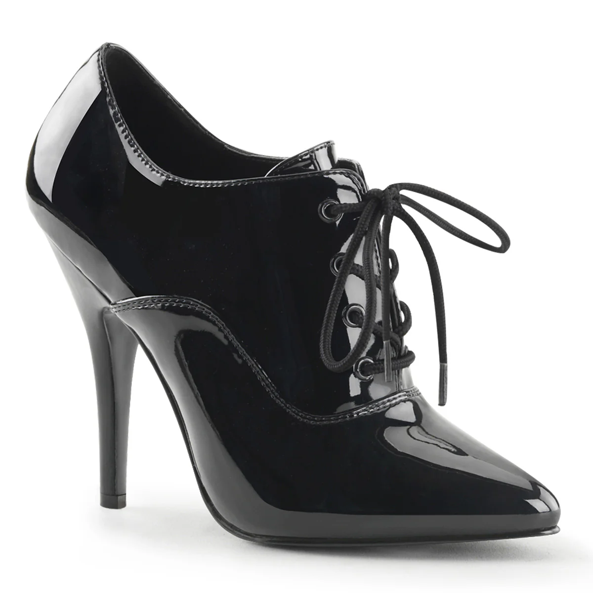 Black 5 Inch Tempting Bedroom Heels - Pleaser SEDUCE-460