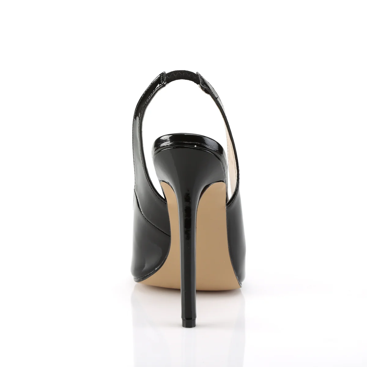 Black 5 Inch Exotic Bedroom Heels - Pleaser SEXY-08 - Image 4