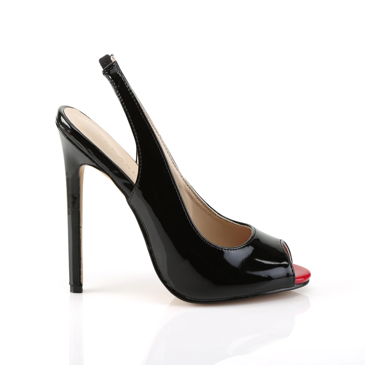 Black 5 Inch Exotic Bedroom Heels - Pleaser SEXY-08 - Image 5