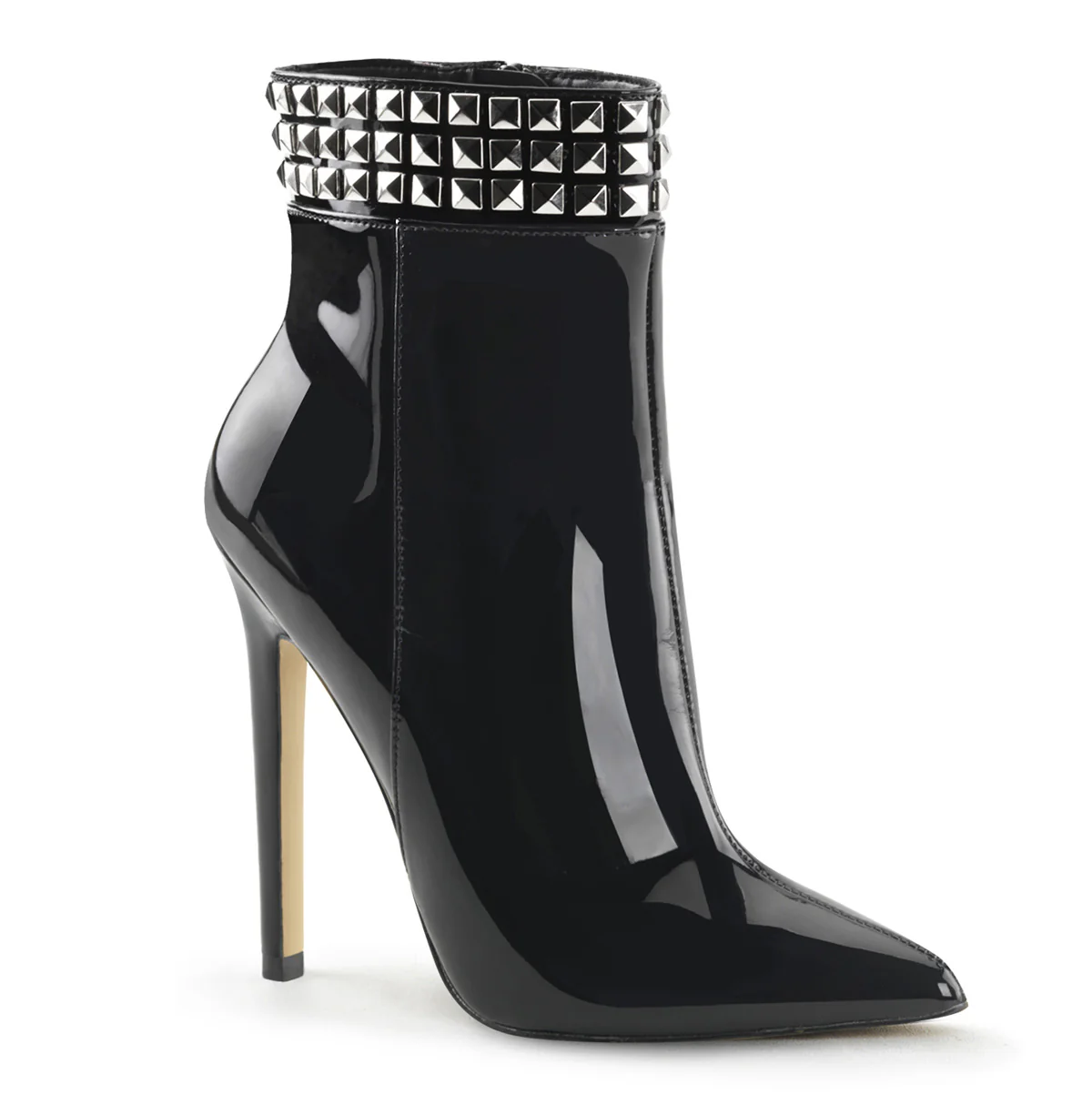 Black 5 Inch Alluring Fetish Heels - Pleaser SEXY-1006