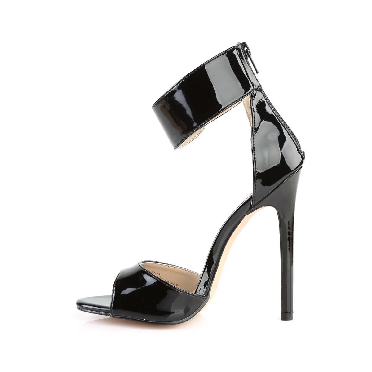 Black 5 Inch Sensual Single Sole Shoes - Pleaser SEXY-19 - Image 3