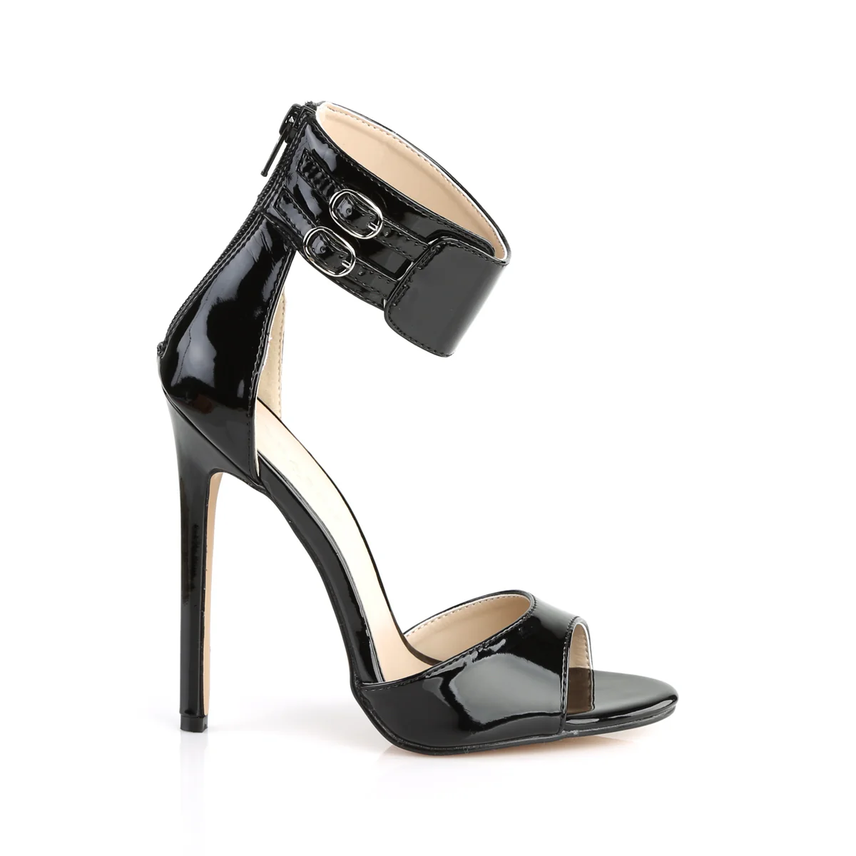 Black 5 Inch Sensual Single Sole Shoes - Pleaser SEXY-19 - Image 5