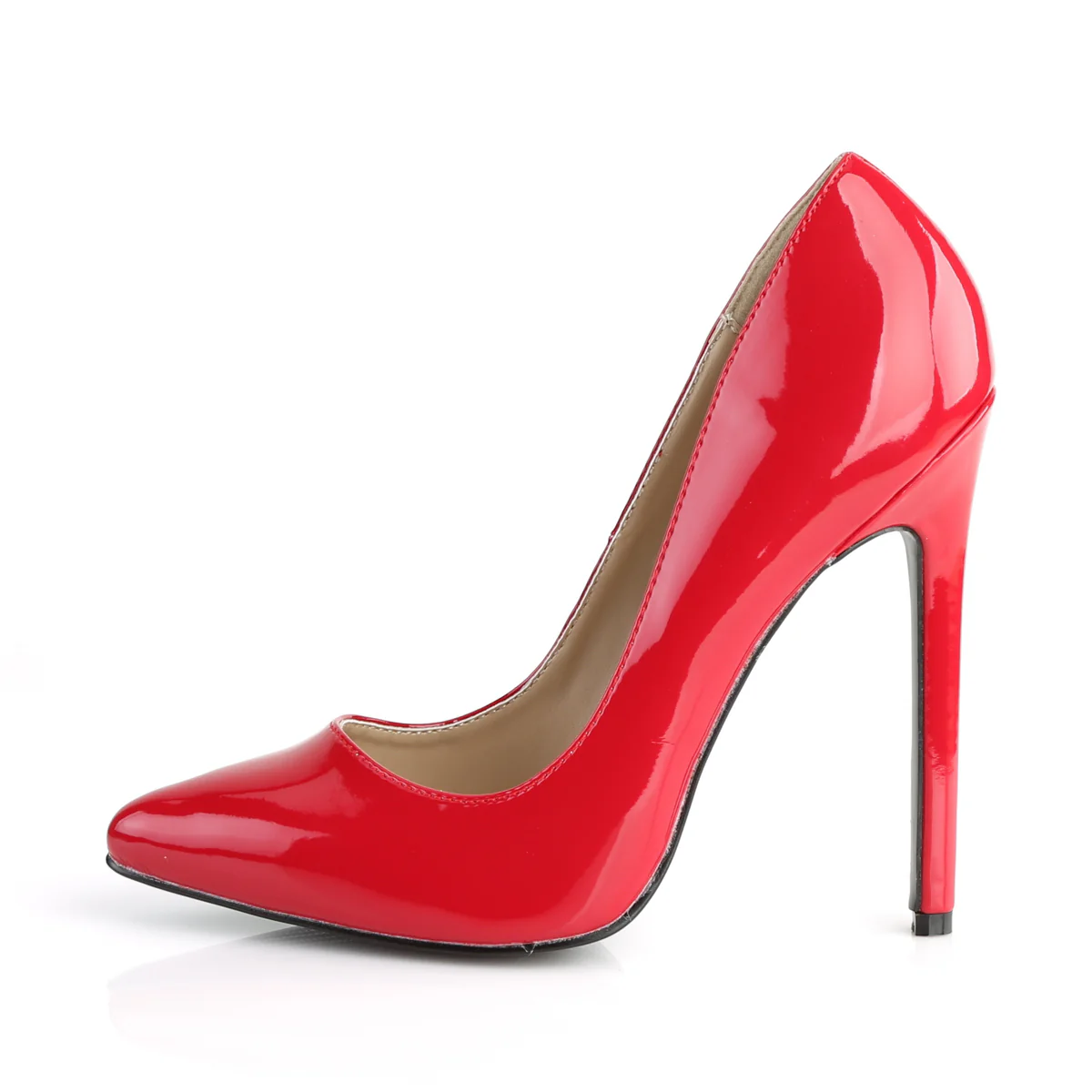 Red 5 Inch Sensual Single Sole Shoes -  Pleaser SEXY-20 - Image 3