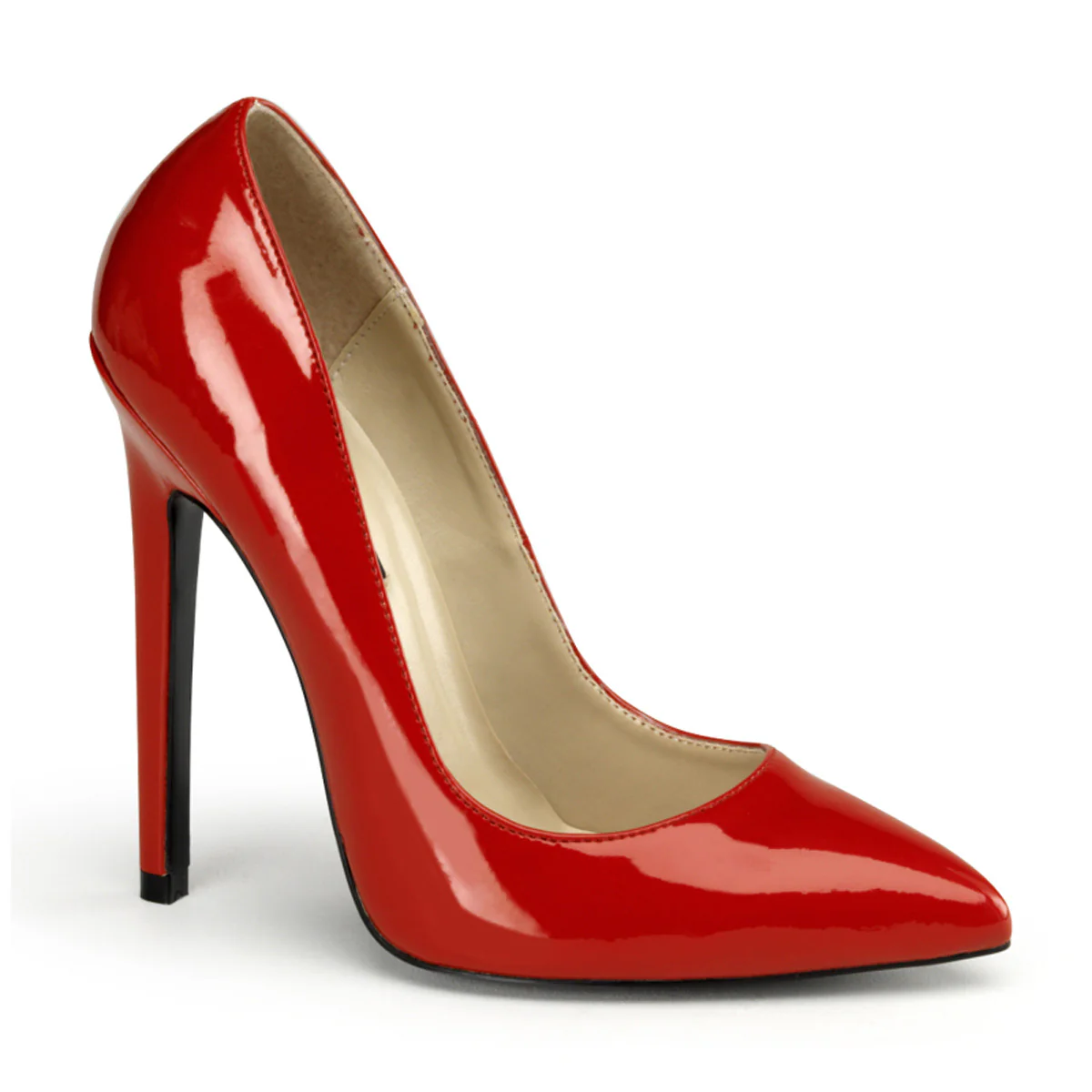 Red 5 Inch Sensual Single Sole Shoes -  Pleaser SEXY-20 - Image 6