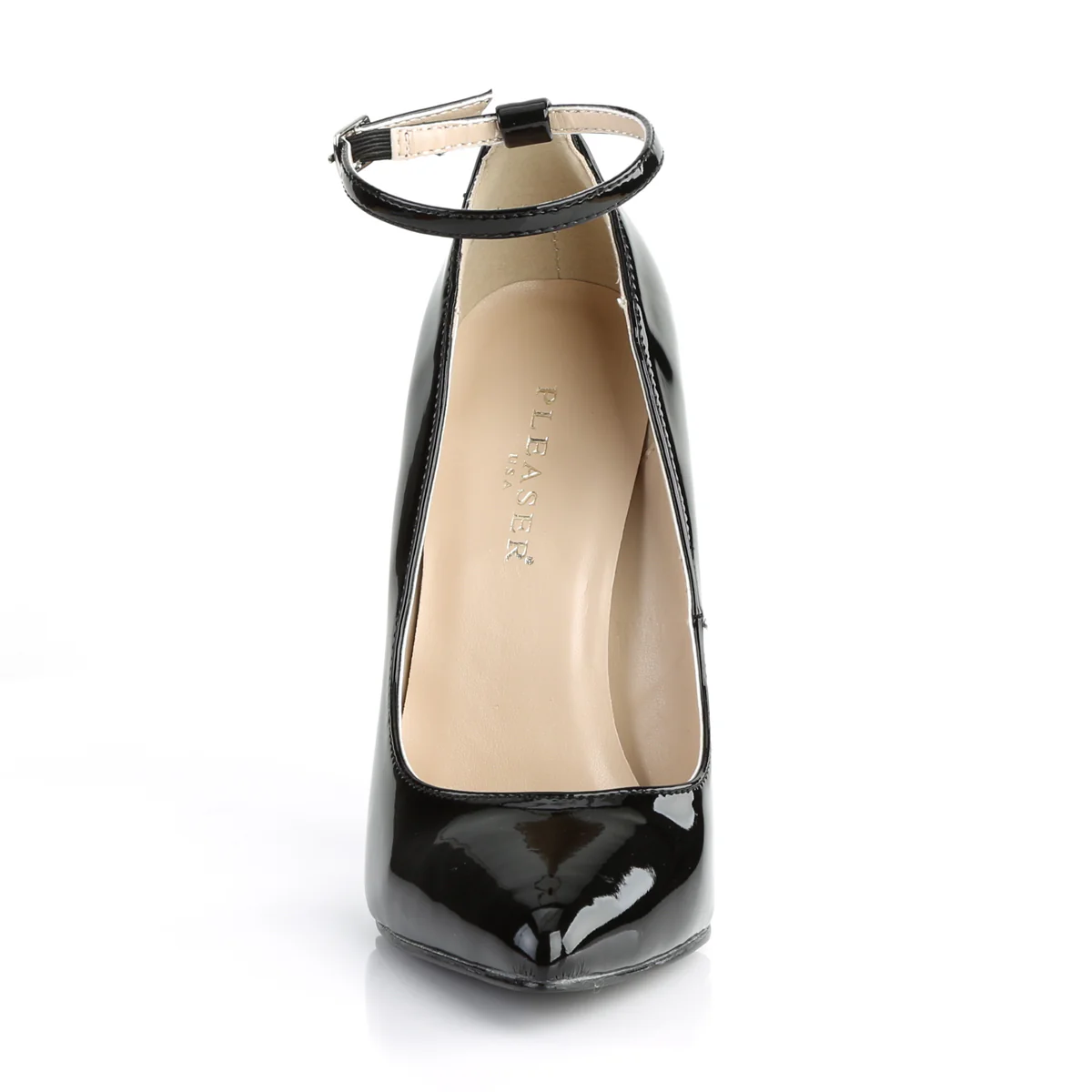 Black 5 Inch Bedroom Style Single Sole Shoes - Pleaser SEXY-23 - Image 2