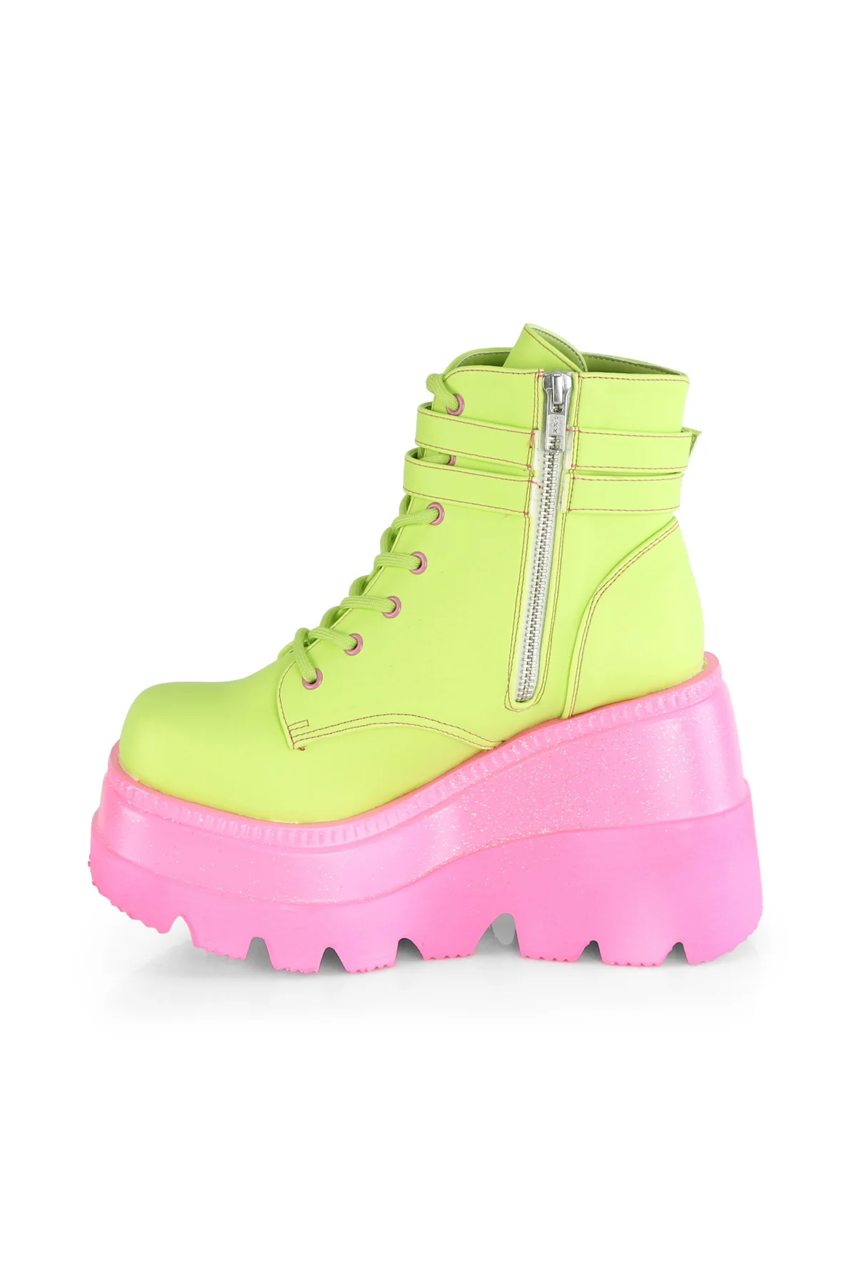SHA52 Neon Ankle Boots - Image 3