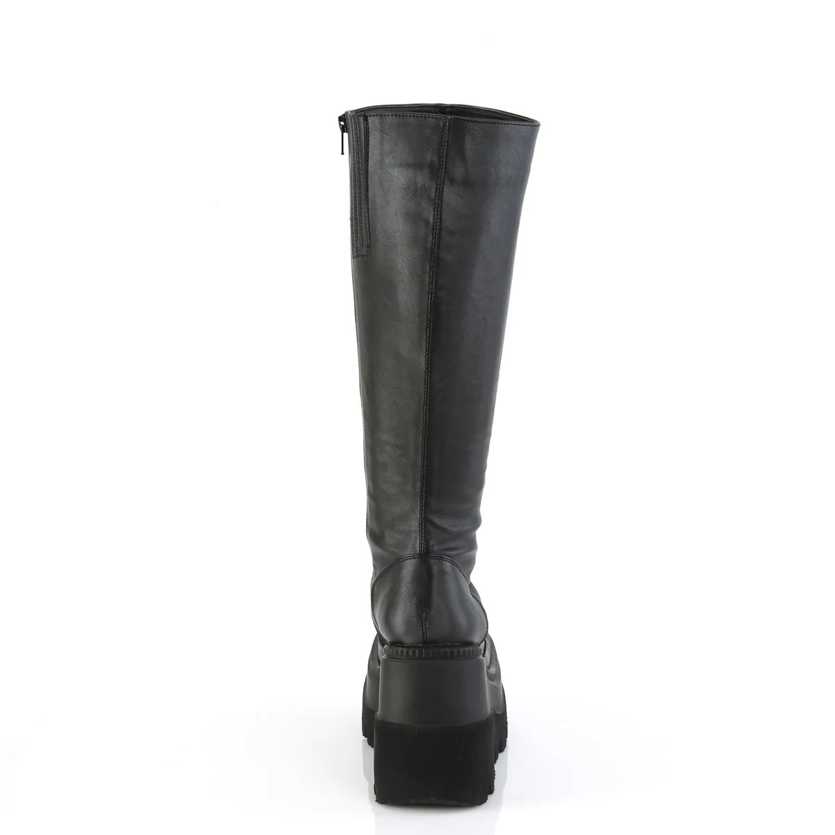 Black Alternative Knee High Boots - Demonia Cult SHAKER-100WC - Image 4