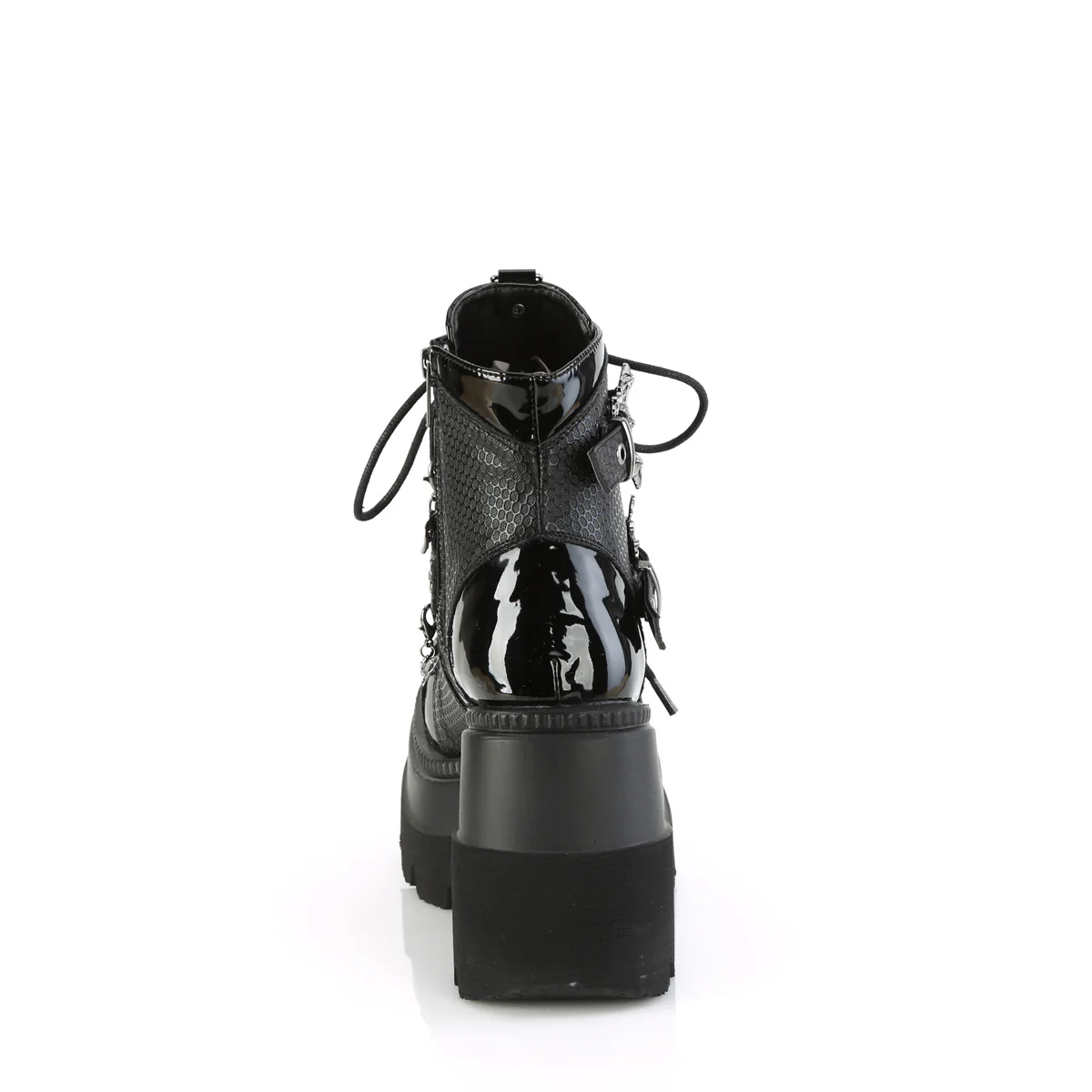 Black Alternative Women's Ankle Boots - Demonia Cult SHAKER-66 - Image 4
