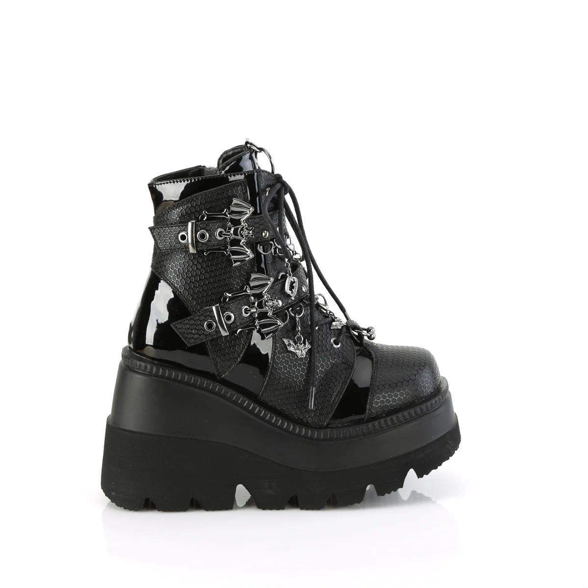 Black Alternative Women's Ankle Boots - Demonia Cult SHAKER-66 - Image 5