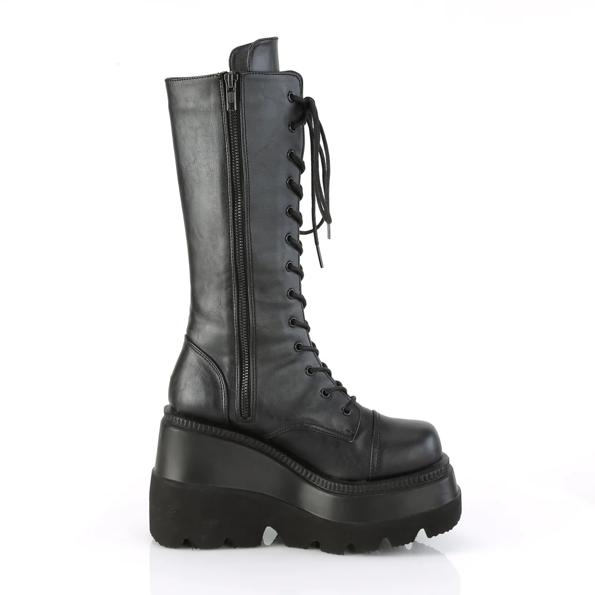 White  Alternative Knee High Boots -  Demonia Cult SHAKER-72 - Image 5
