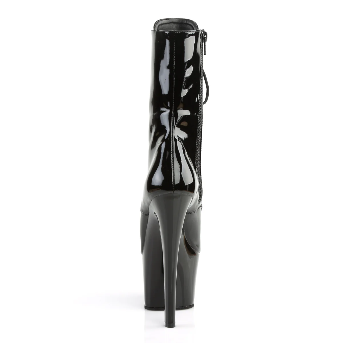 Black 7 Inch Bedroom Style Platform Boots - Pleaser SKY-1020 - Image 4