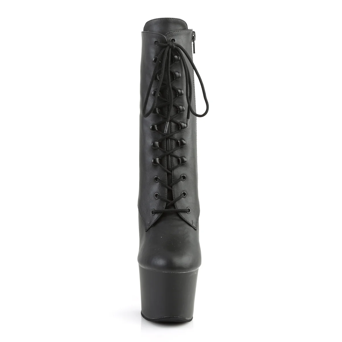 Black 7 Inch High Fashion Platform Boots - Pleaser SKY-1020 - Image 2