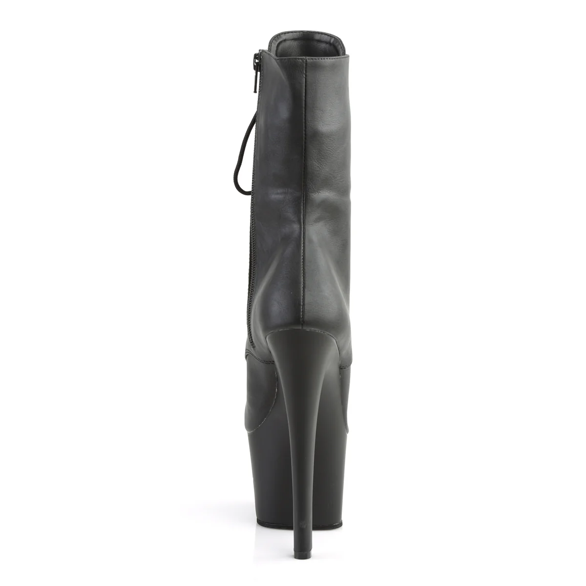 Black 7 Inch High Fashion Platform Boots - Pleaser SKY-1020 - Image 4