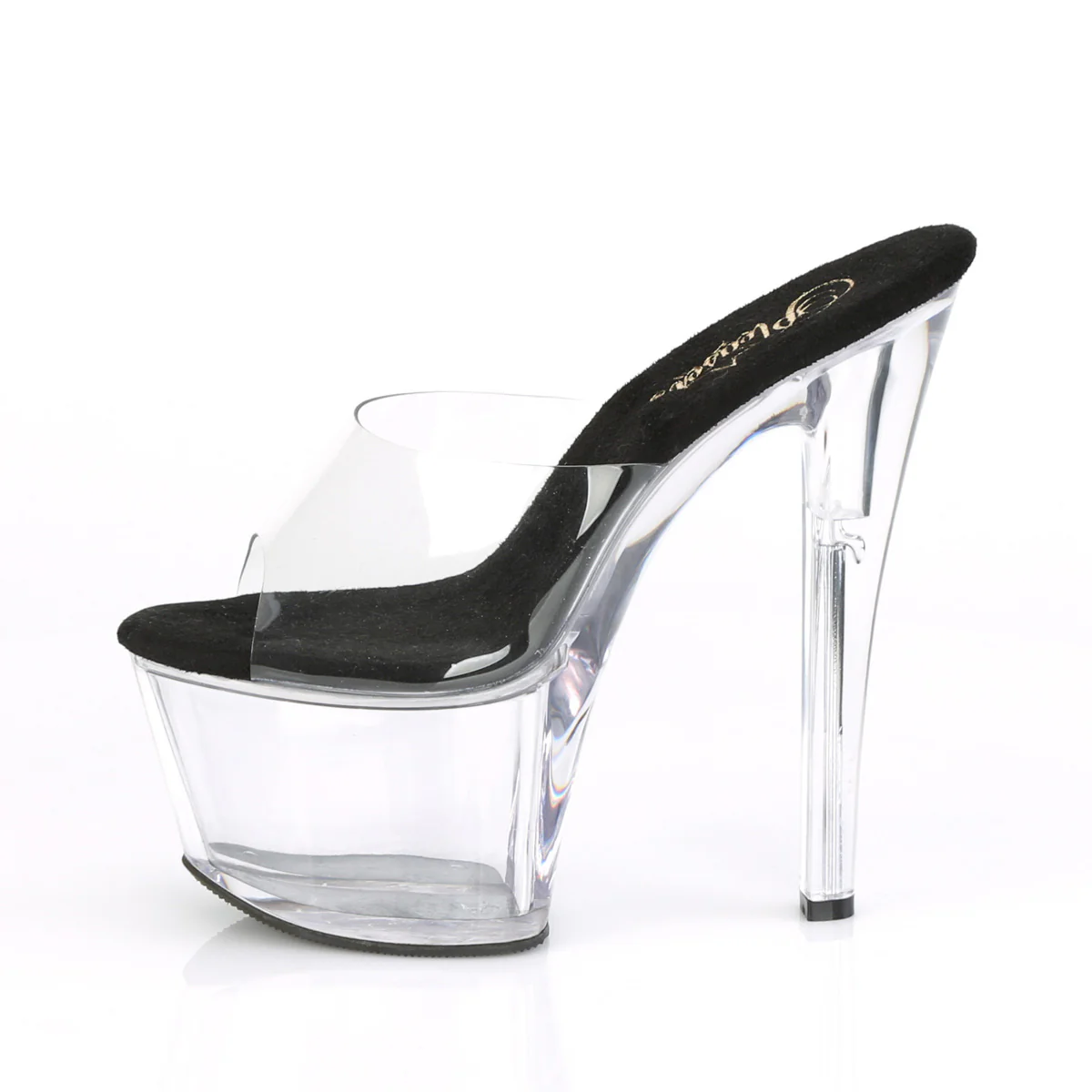 Clear 7 Inch Exotic Dancing Platform Shoes -  Pleaser SKY-301 - Image 3