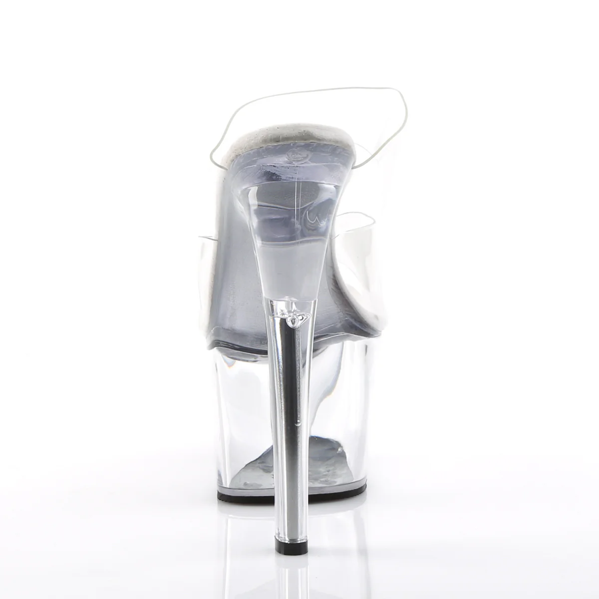 Clear 7 Inch Pole Dancer Platform Shoes -  Pleaser SKY-302 - Image 4