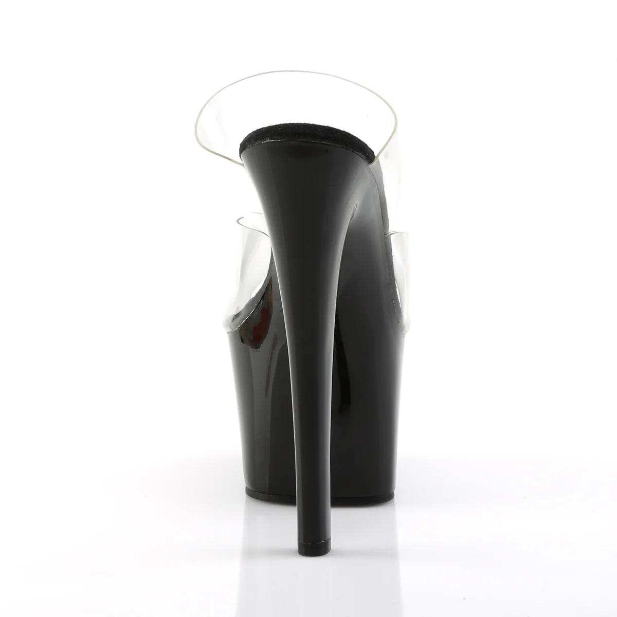 Clear Black 7 Inch Exotic Dancing Platform Shoes - Pleaser SKY-302 - Image 4