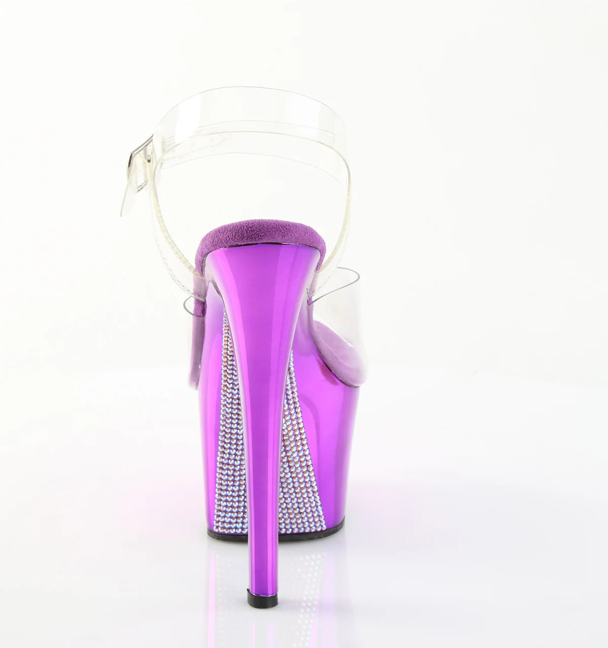 Purple 7 Inch Exotic Dancing Platform Shoes - Pleaser SKY-308CHRS - Image 4