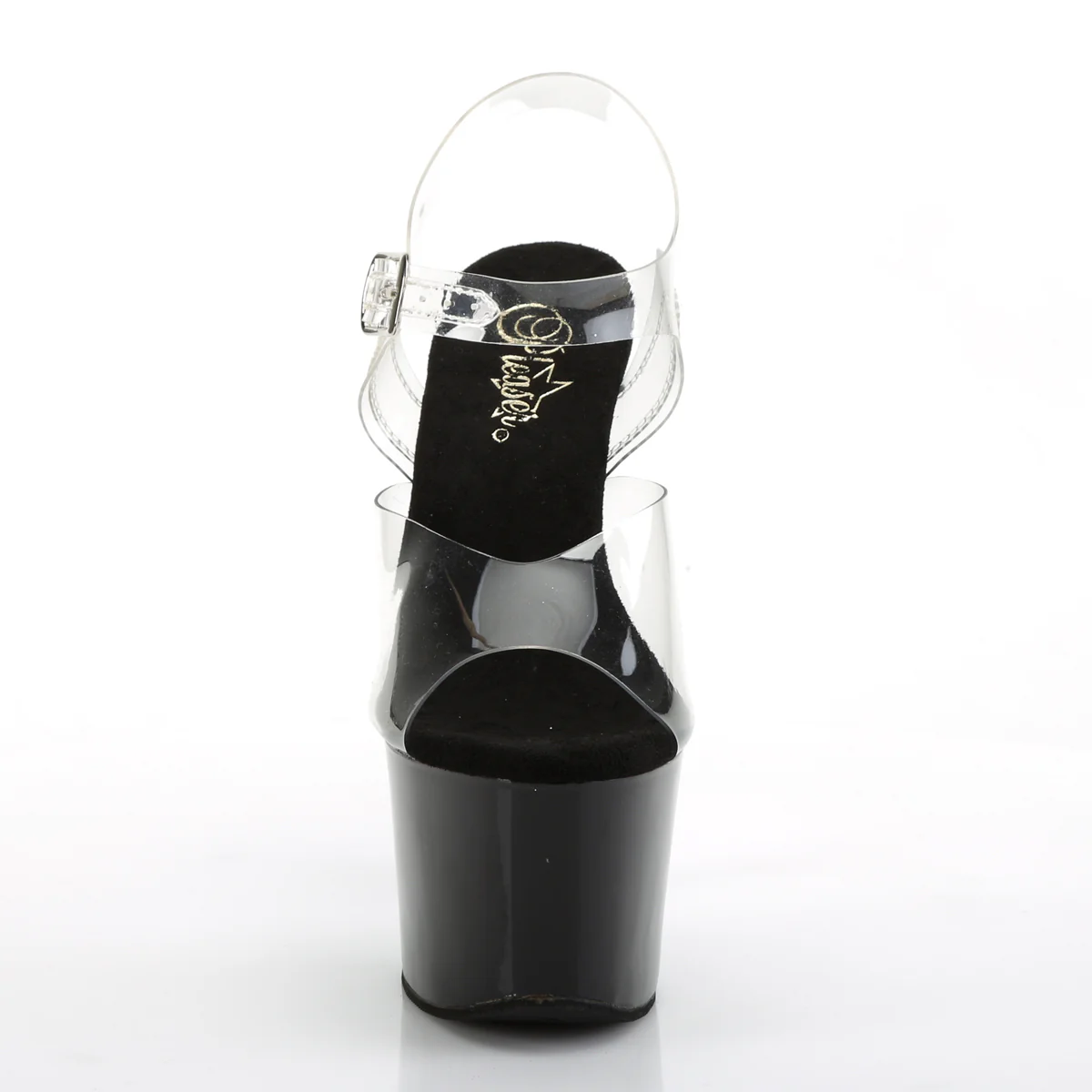 Clear Silver 7 Inch Exotic Dancing Platform Shoes - Pleaser SKY-308CRS - Image 2
