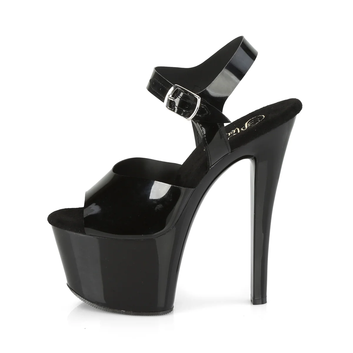 Black 7 Inch Exotic Dancing Platform Shoes - Pleaser SKY-308N - Image 3