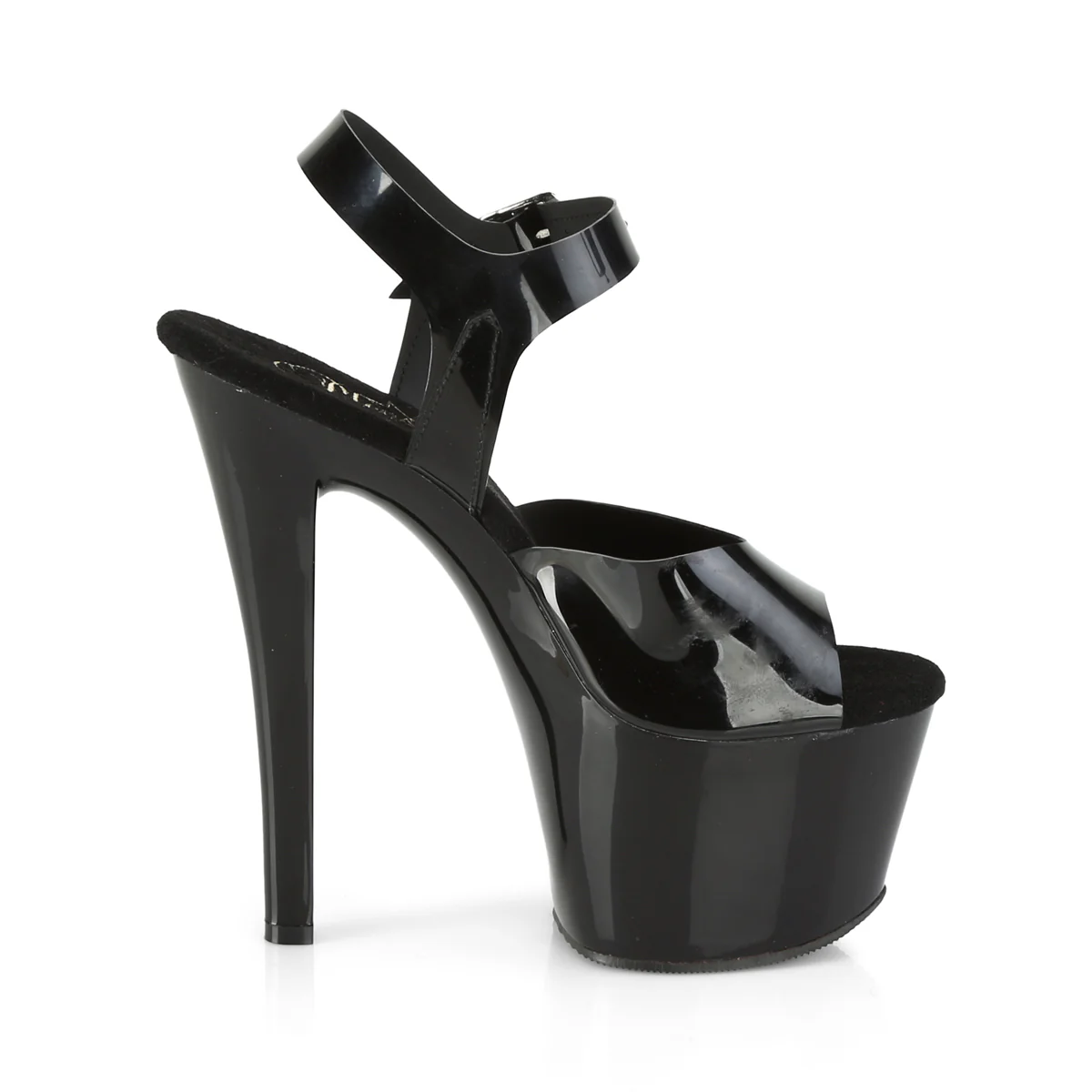 Black 7 Inch Exotic Dancing Platform Shoes - Pleaser SKY-308N - Image 5