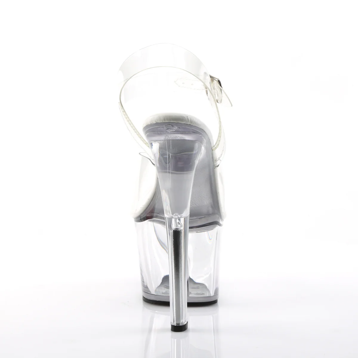 Clear 7 Inch Fetish Pole Platform Shoes - Pleaser SKY-308VL - Image 4