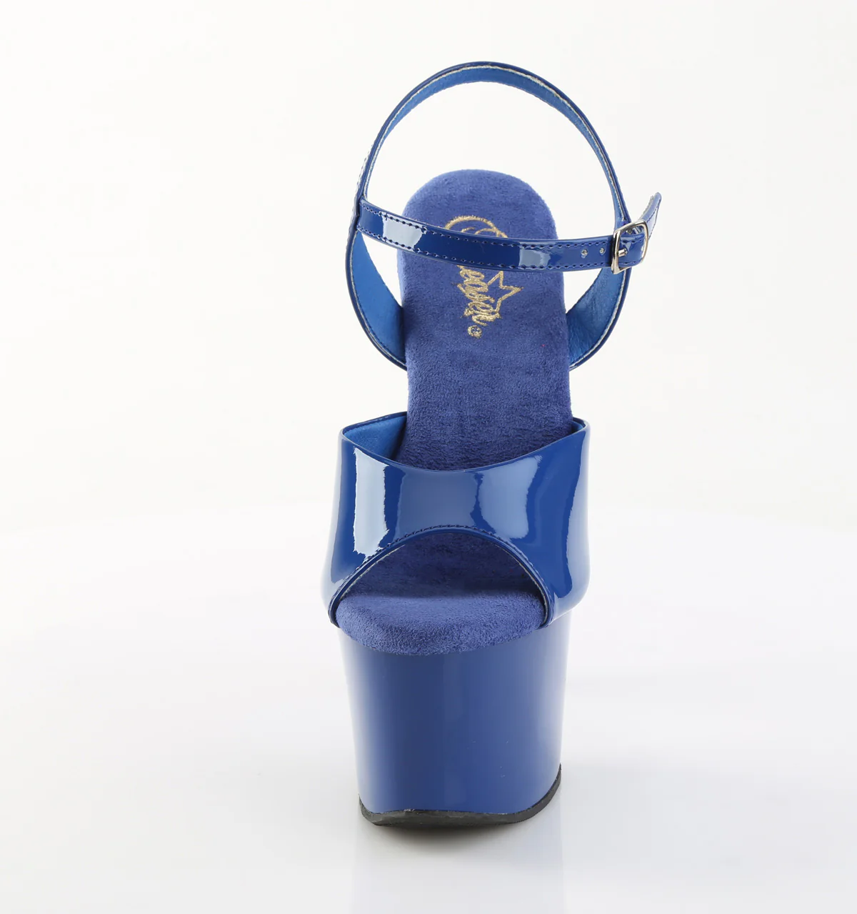 Royal Blue 7 Inch Pole Dancer Platform High Heels - Pleaser SKY-309 - Image 2