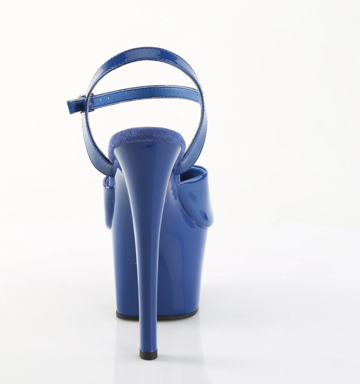 Royal Blue 7 Inch Pole Dancer Platform High Heels - Pleaser SKY-309 - Image 4