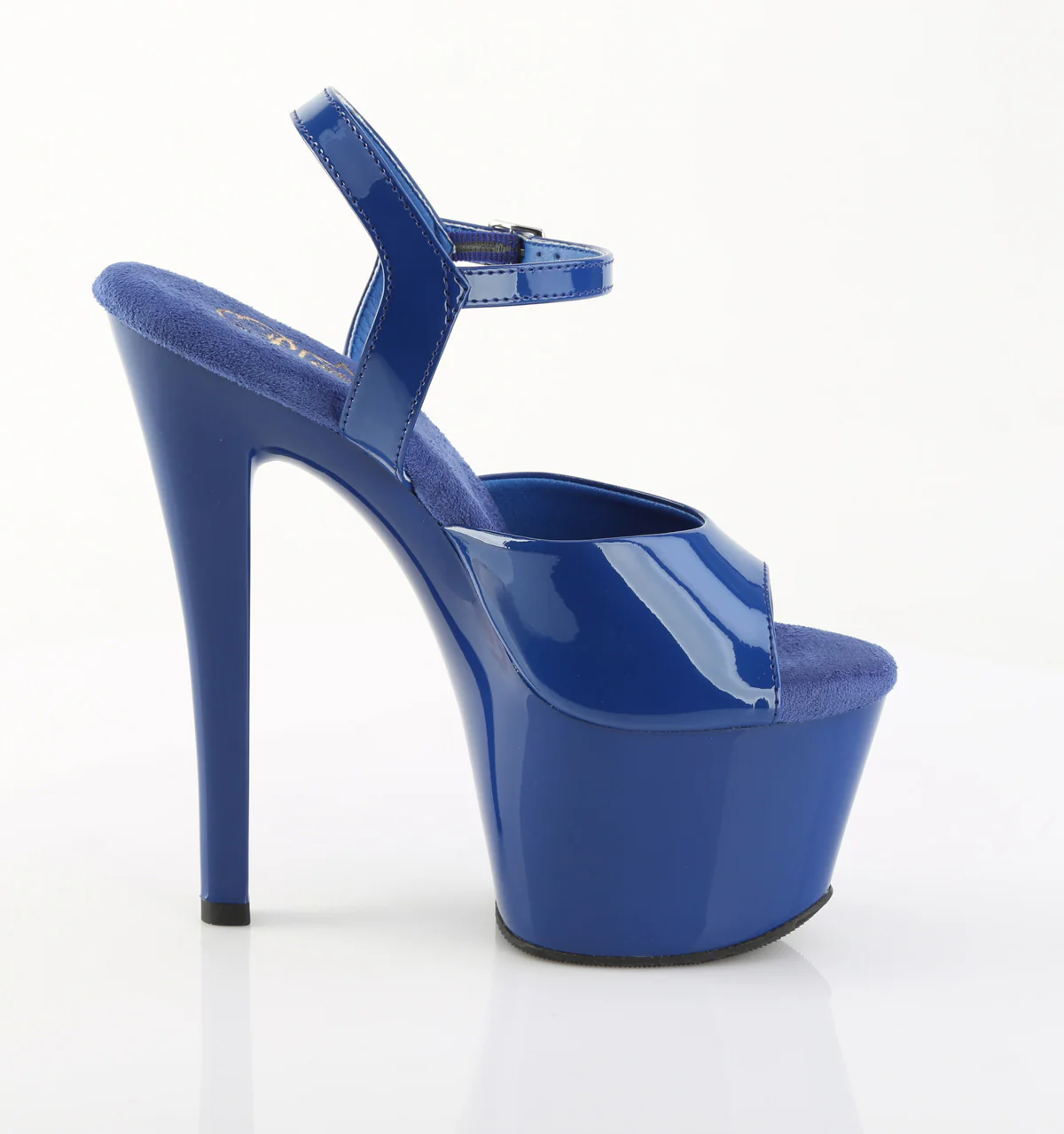 Royal Blue 7 Inch Pole Dancer Platform High Heels - Pleaser SKY-309 - Image 5