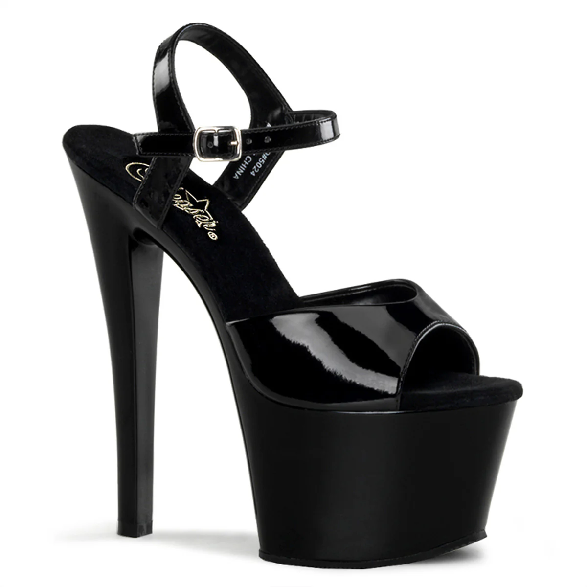 Black 7 Inch Exotic Dancing Platform Shoes -  Pleaser SKY-309 - Image 6