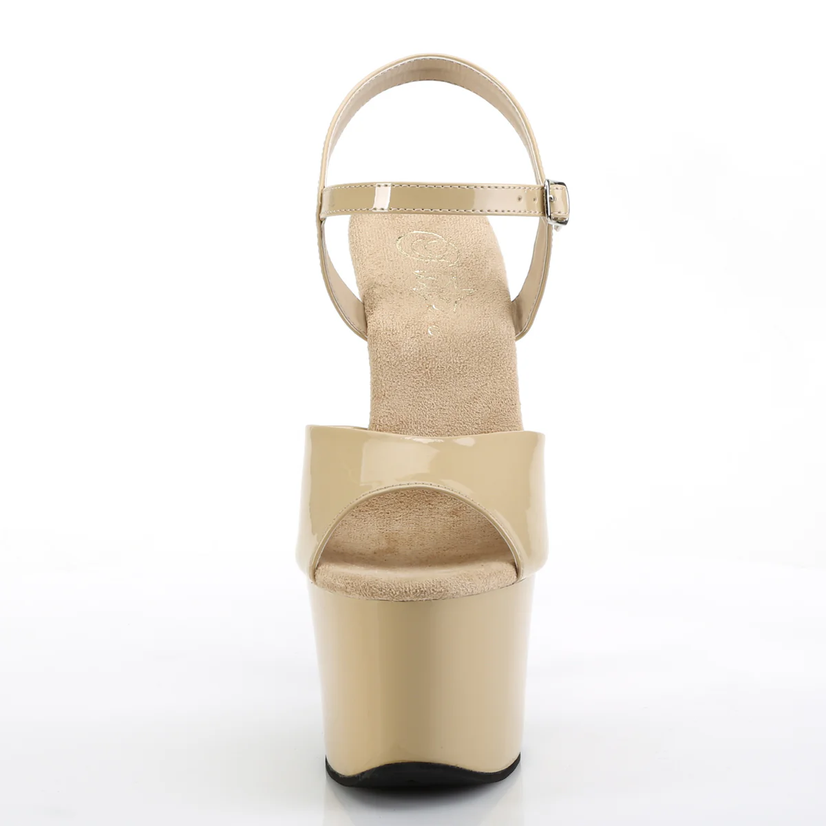 Cream 7 Inch Platform Pole Platform High Heels - Pleaser SKY-309 - Image 2