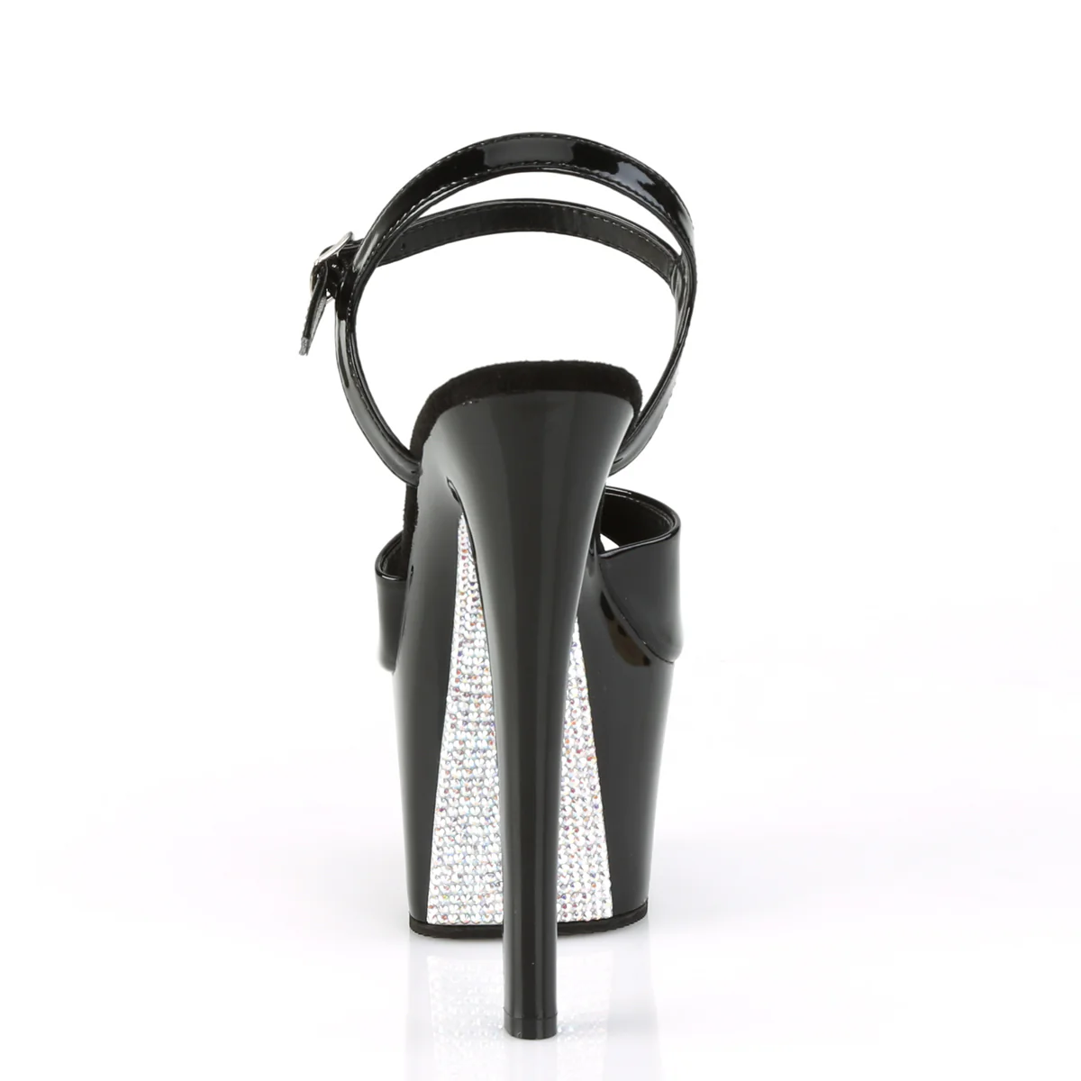 Black 7 Inch Exotic Dancing Platform High Heels -  Pleaser SKY-309CRS - Image 4