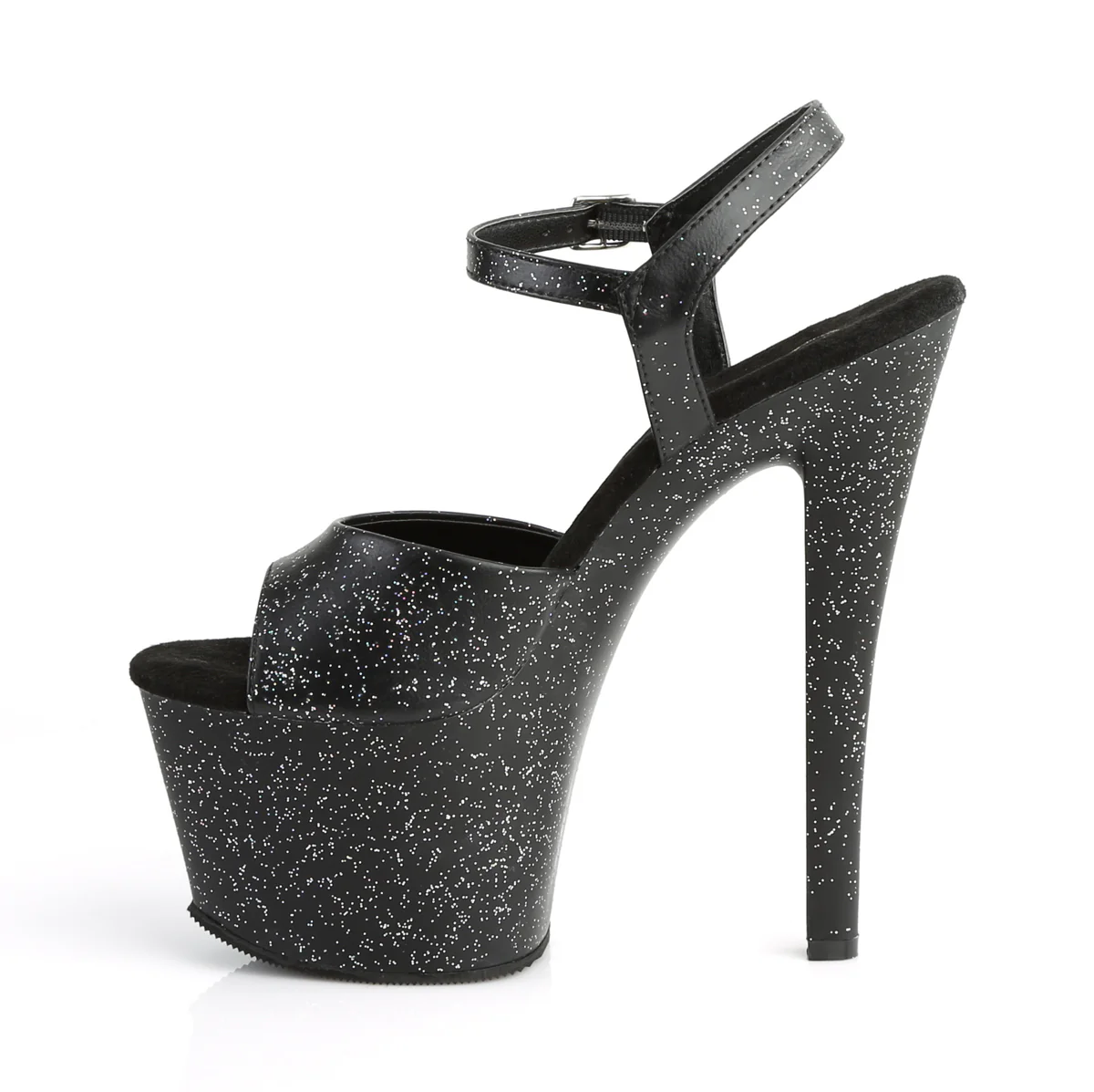 Black 7 Inch Platform Pole Platform Shoes - Pleaser SKY-309MMG - Image 3