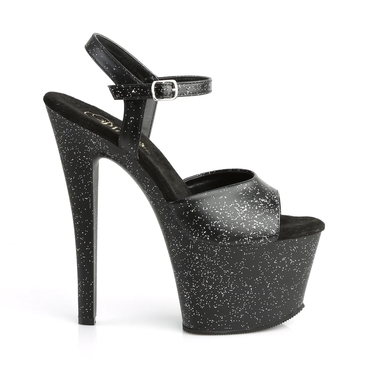 Black 7 Inch Platform Pole Platform Shoes - Pleaser SKY-309MMG - Image 5