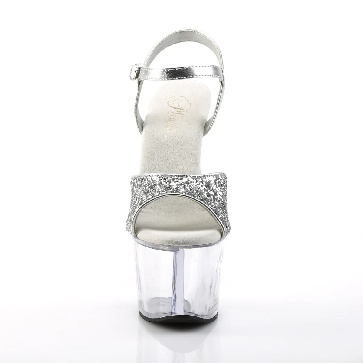 Silver Glitter 7 Inch Exotic Dancing Platform Shoes -  Pleaser SKY-310 - Image 2