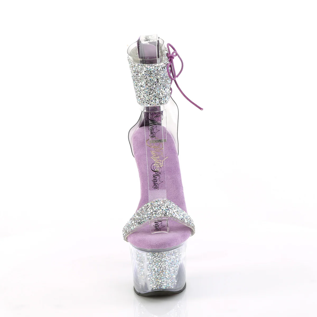 Silver 7 Inch Exotic Dancing Platform High Heels - Pleaser SKY-327RSI - Image 2