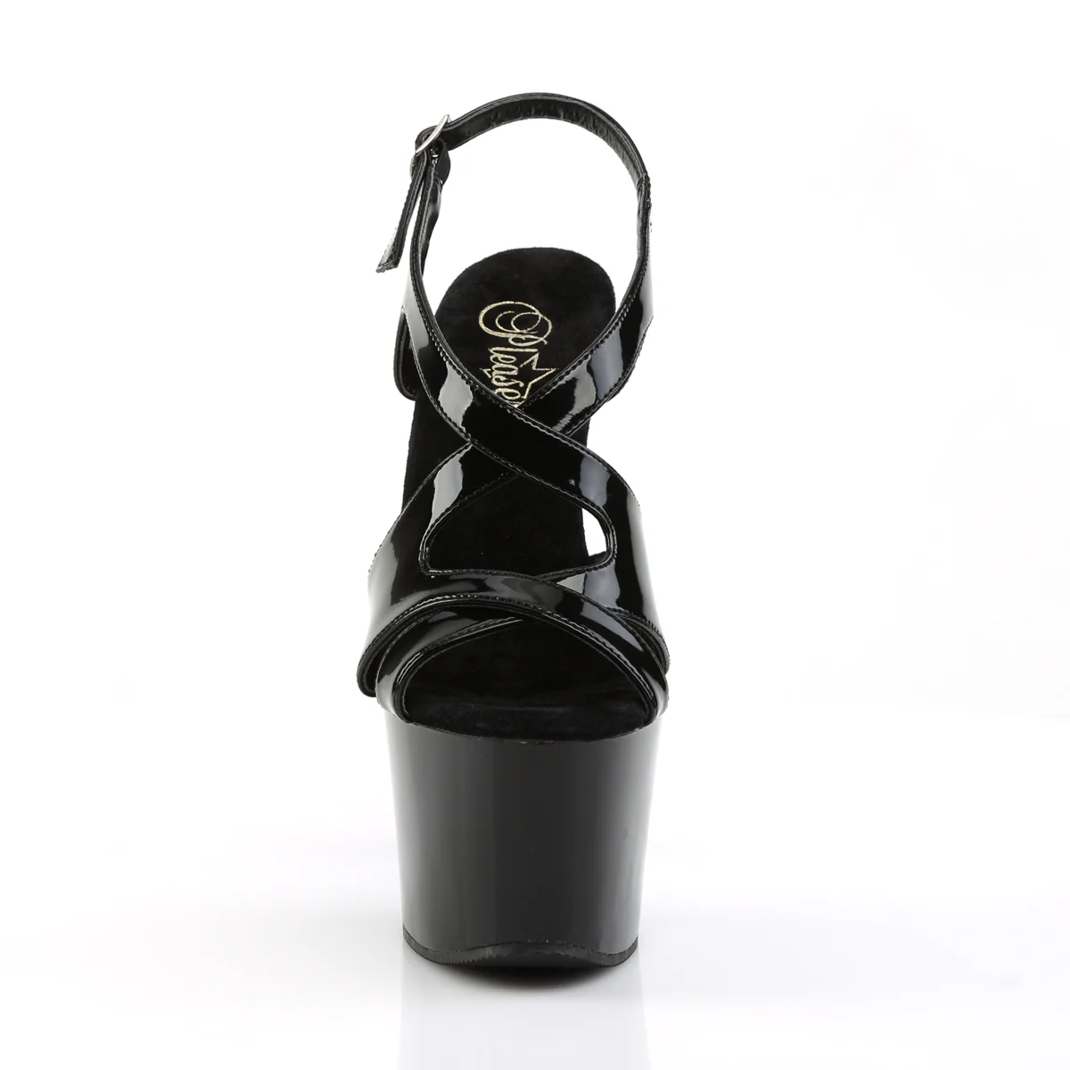 Black 7 Inch Fetish Pole Platform Shoes - Pleaser SKY-330 - Image 2