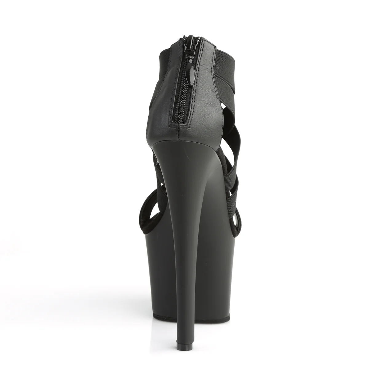 Black 7 Inch Pole Dancer Platform Shoes - Pleaser SKY-369 - Image 4