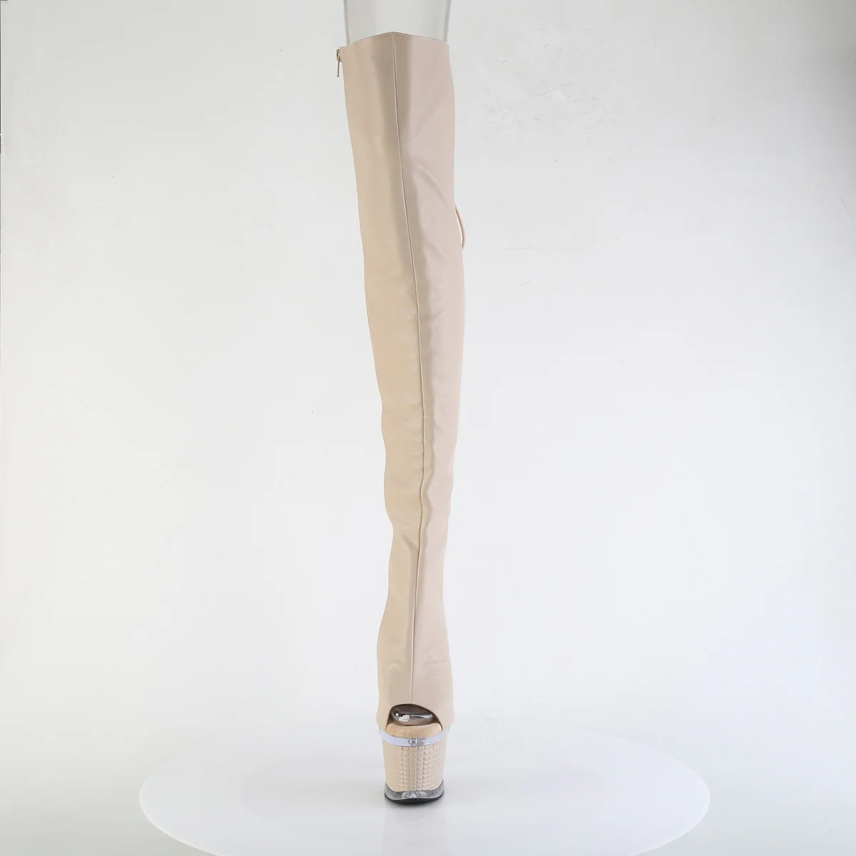 Nude 7 Inch Exotic Dancing Thigh High boots - Pleaser SPECTATOR-3030 - Image 2