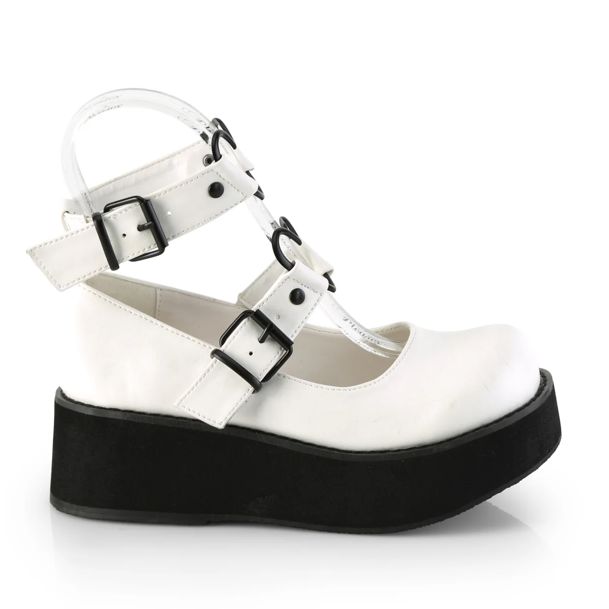 White  Alternative Footwear -  Demonia Cult SPRITE-02 - Image 25