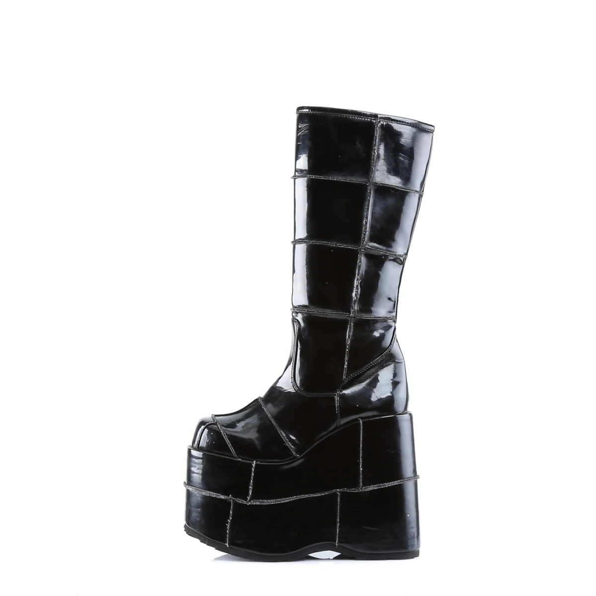 Black  Alternative Footwear Unisex -  Demonia Cult STACK-301 - Image 3