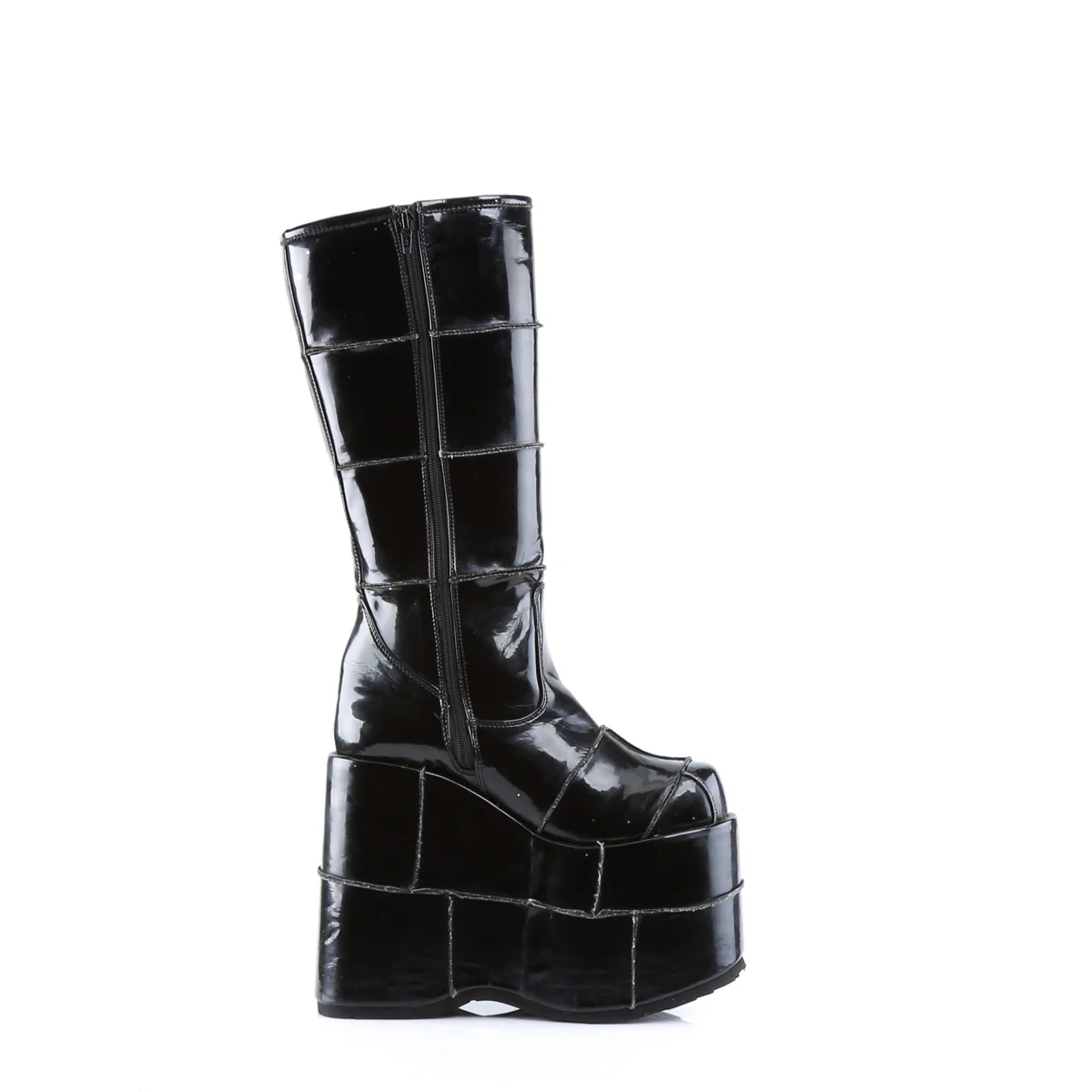 Black  Alternative Footwear Unisex -  Demonia Cult STACK-301 - Image 5