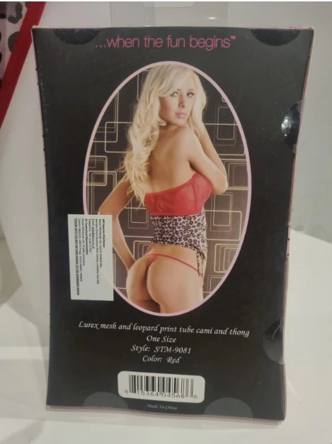 STM9081 Red Seven Til Midnight Lingerie Set - Image 2