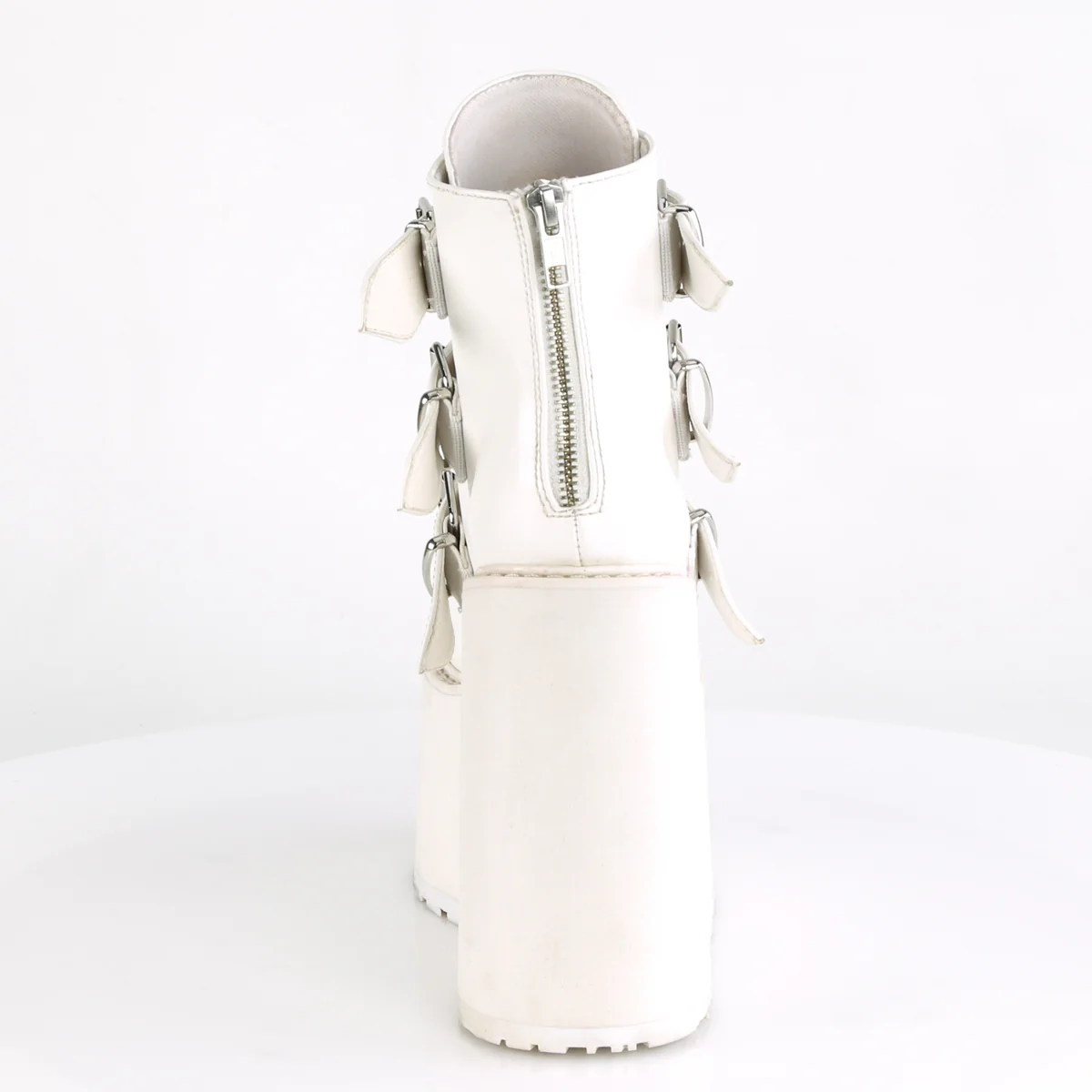 White Alternative Women's Ankle Boots - Demonia Cult SWING-105 - Image 19